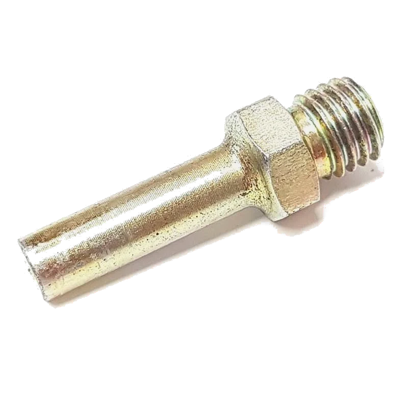 Osovina Fi10mm za prihvat koluta s navojem M14